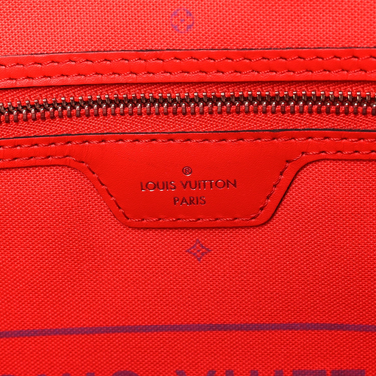 Louis Vuitton Monogram Escale Neverfull MM Rouge 6 of 10