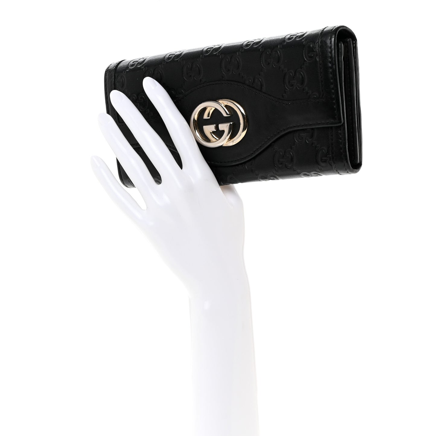 Guccissima Sukey Continental Wallet Continental Wallet Black