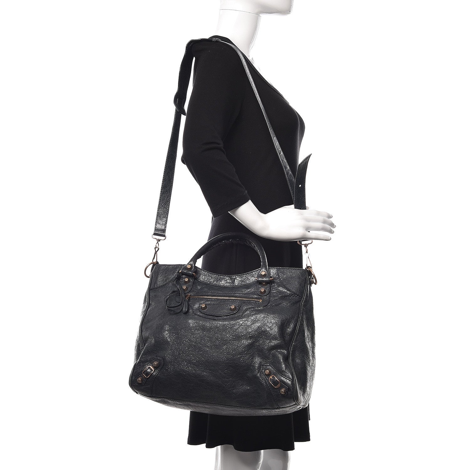 Balenciaga Agneau Giant 12 Rose Gold Hardware Velo Dark Night 2 of 18