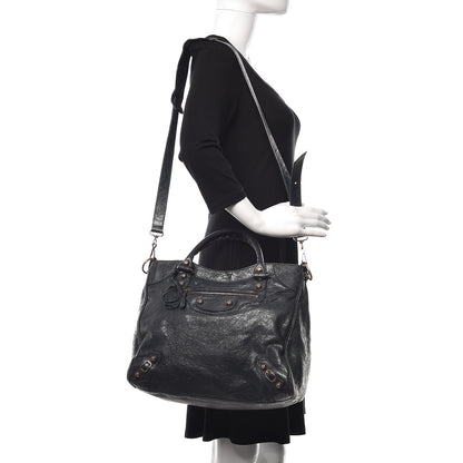 Balenciaga Agneau Giant 12 Rose Gold Hardware Velo Dark Night 2 of 18