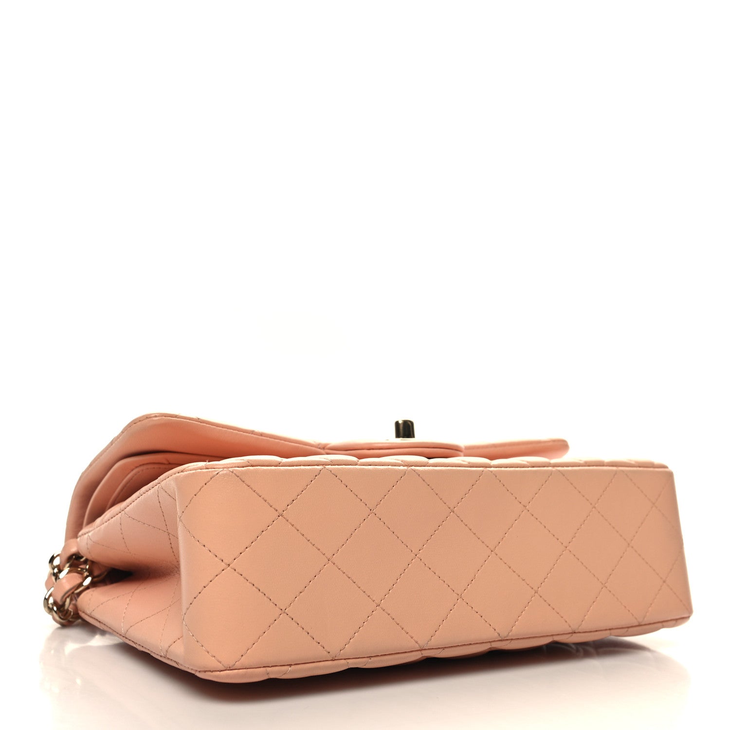 Chanel Lambskin Quilted Small Double Flap Light Pink 4 of 11