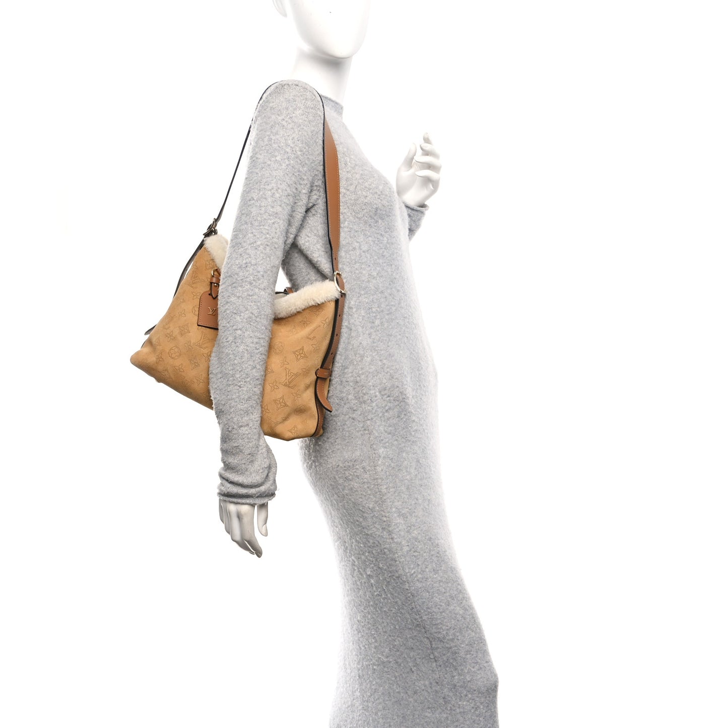 Suede Mahina CarryAll PM Beige