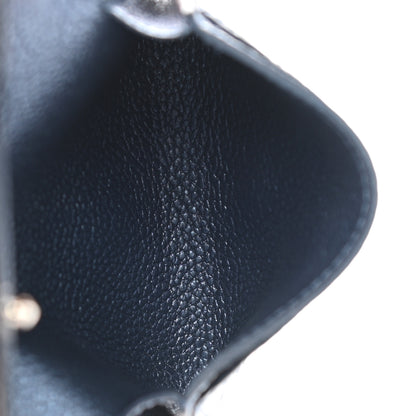 Louis Vuitton Metallic Empreinte Business Card Holder Navy Nacre 5 of 7