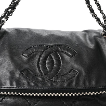 Chanel Calfskin Expandable Flap Black 8 of 10