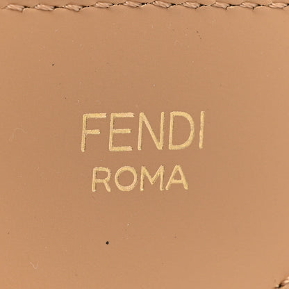 Fendi Ribbon Vitello King FF 1974 Adjustable Strap You Marrone Pink 5 of 5
