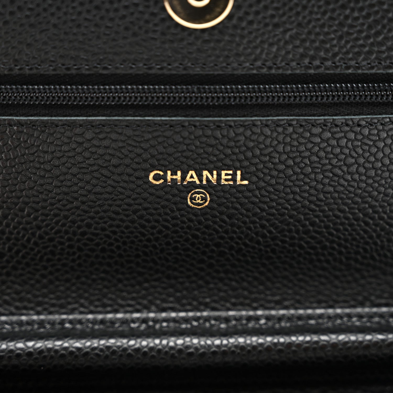 Chanel Caviar Quilted Wallet on Chain WOC Black 7 of 11