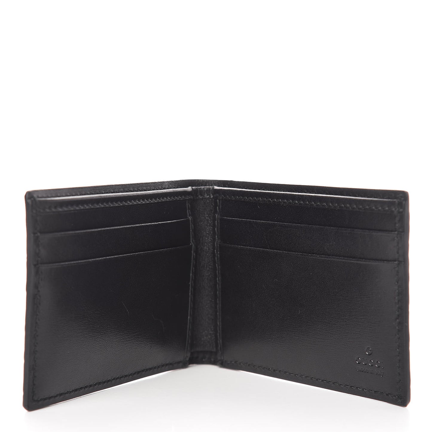 Crocodile Bi-Fold Wallet Black