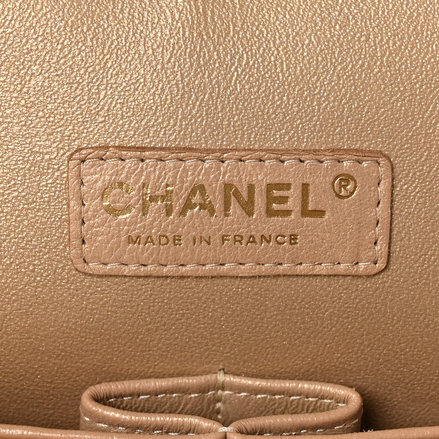 Metallic Caviar Quilted Maxi Double Flap Copper
