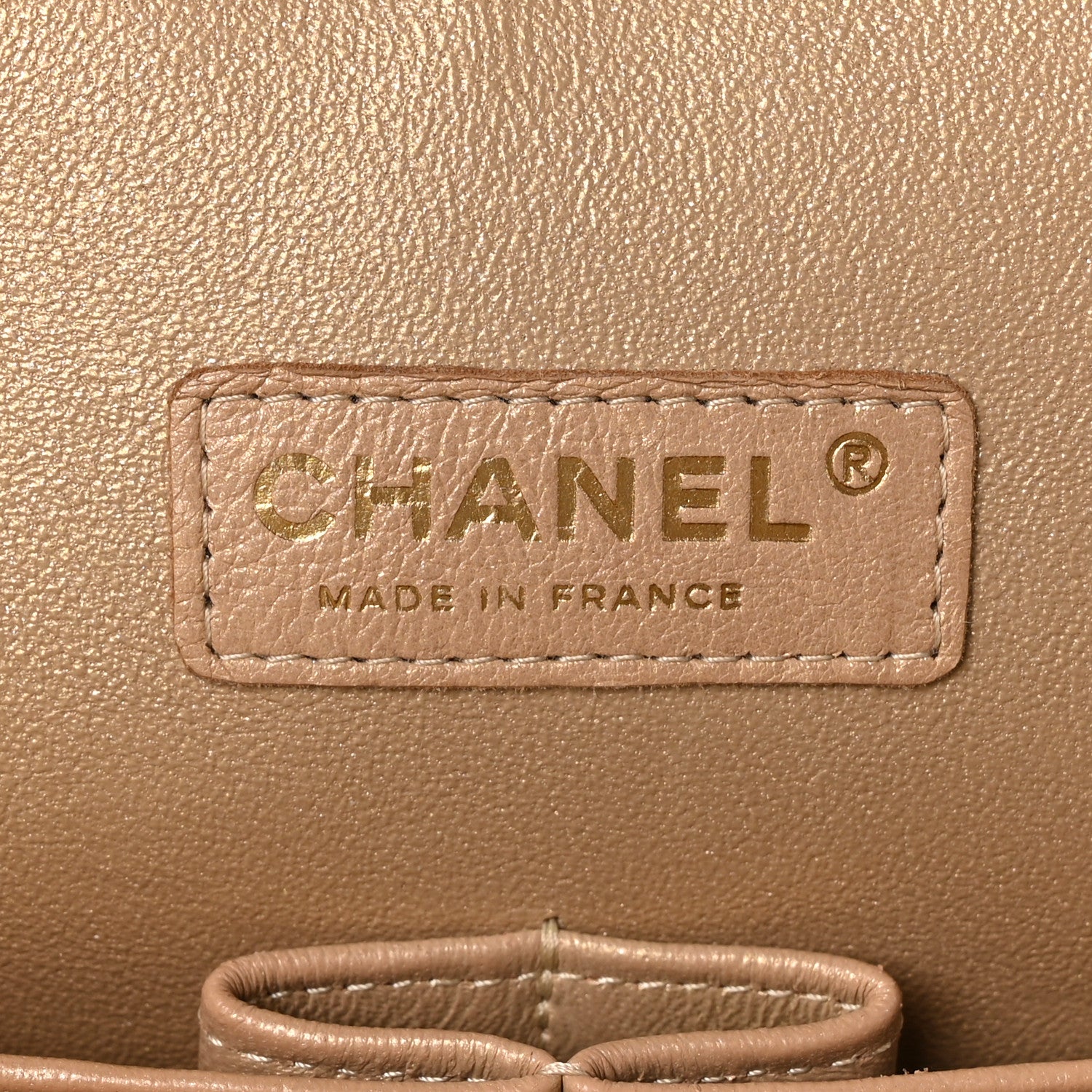 Chanel Metallic Caviar Quilted Maxi Double Flap Copper 6 of 11