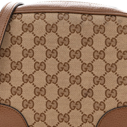 Gucci Monogram Mini Bree Messenger Bag Beige Tabacco 8 of 11