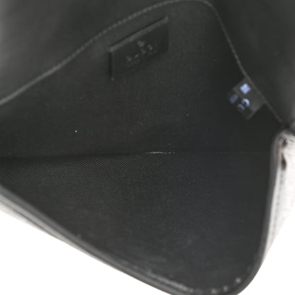 Gucci GG Supreme Monogram Web Slim Belt Bag Black Grey 5 of 10