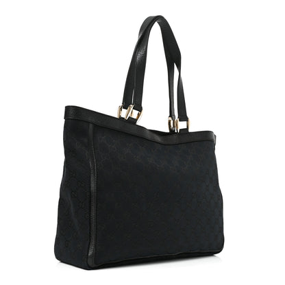 Gucci Monogram Abbey D Ring Tote Black 3 of 10