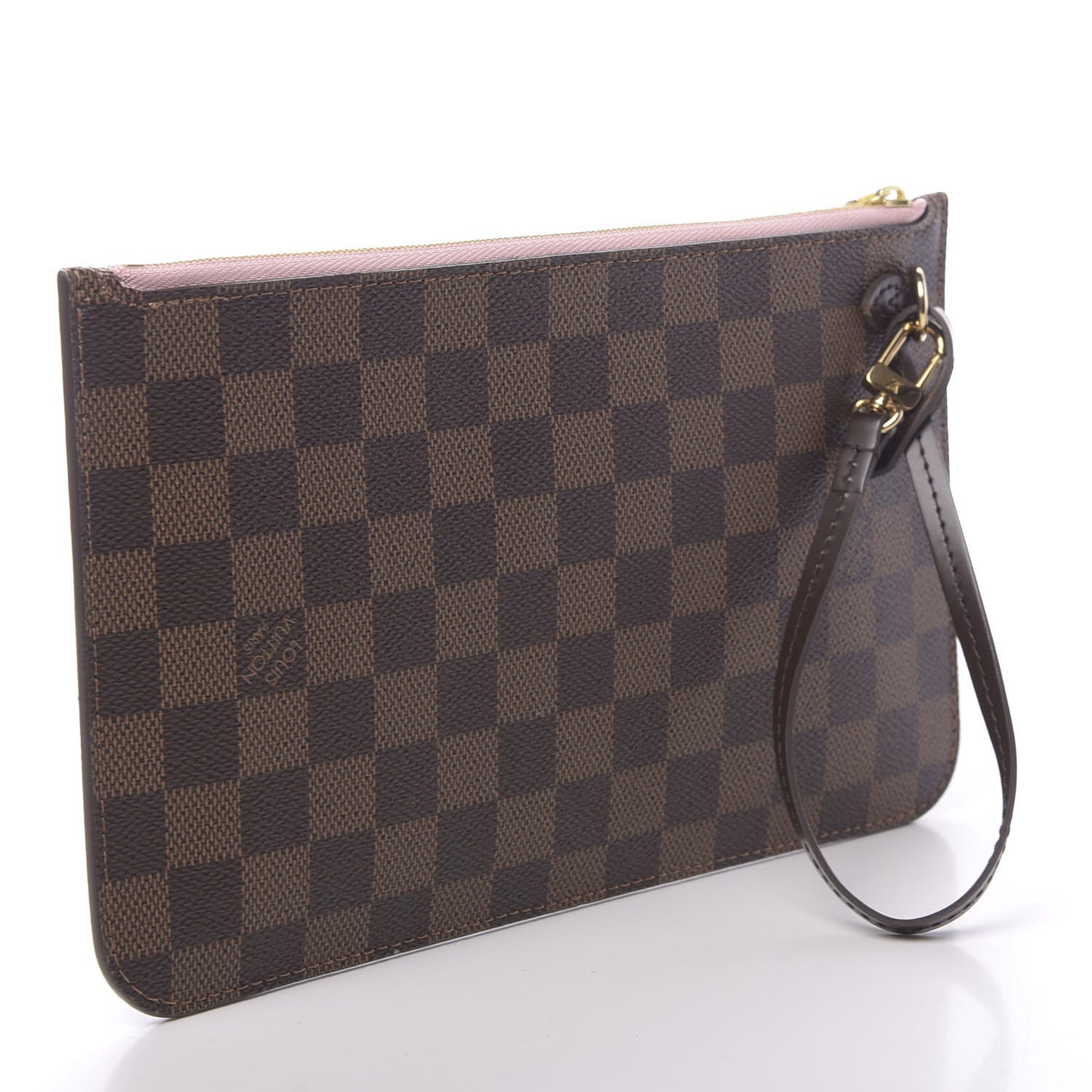 Damier Ebene Neverfull MM GM Pochette Rose Ballerine