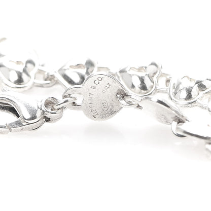 Tiffany Sterling Silver Padlock Heart Link Necklace 4 of 6