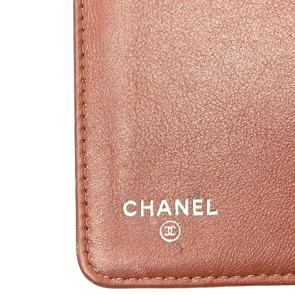 Chanel Caviar Quilted Yen Wallet Dark Beige 6 of 11