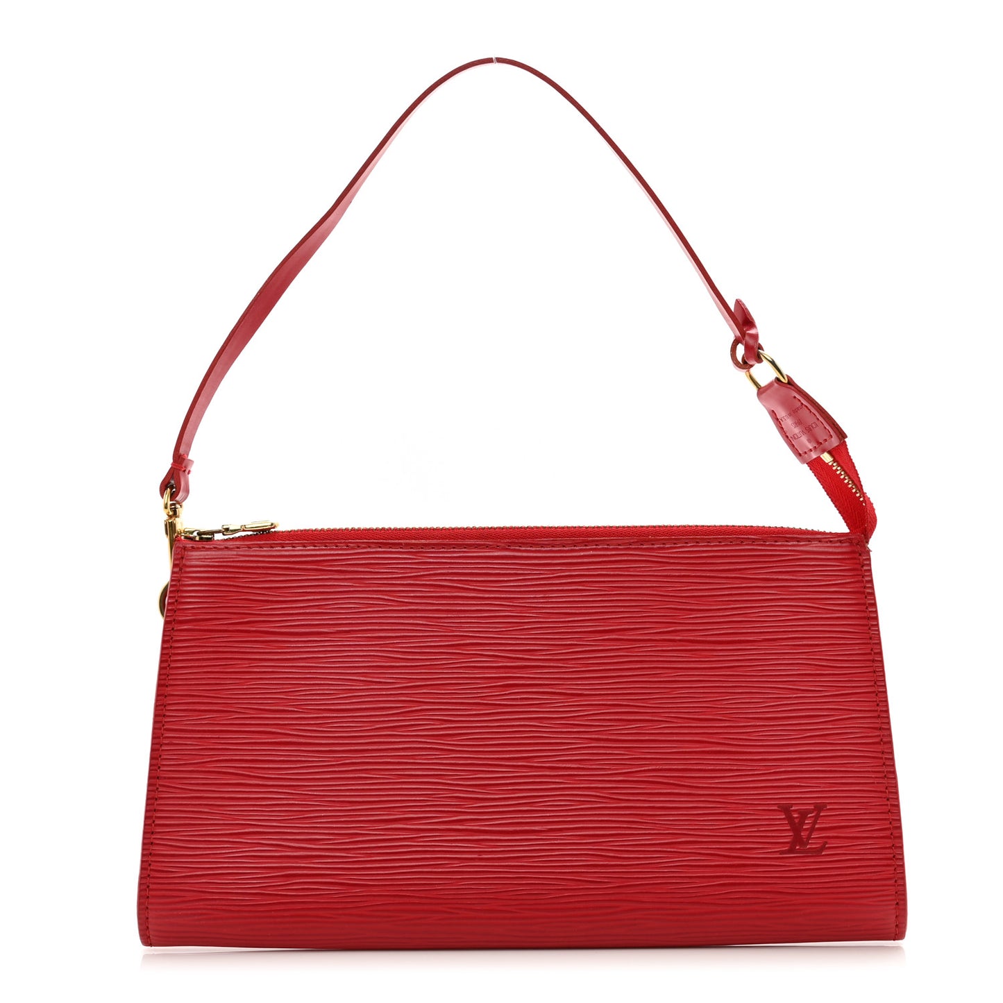 Epi Pochette Accessories 24 Castillan Red