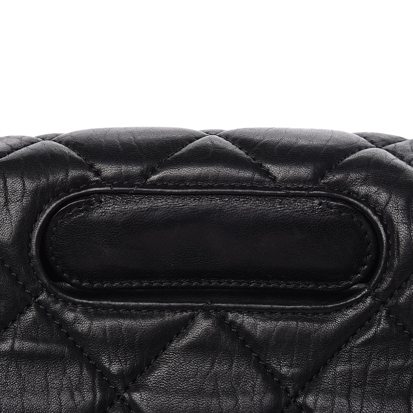 Washed Lambskin Maxi Take Away Flap Bag Black