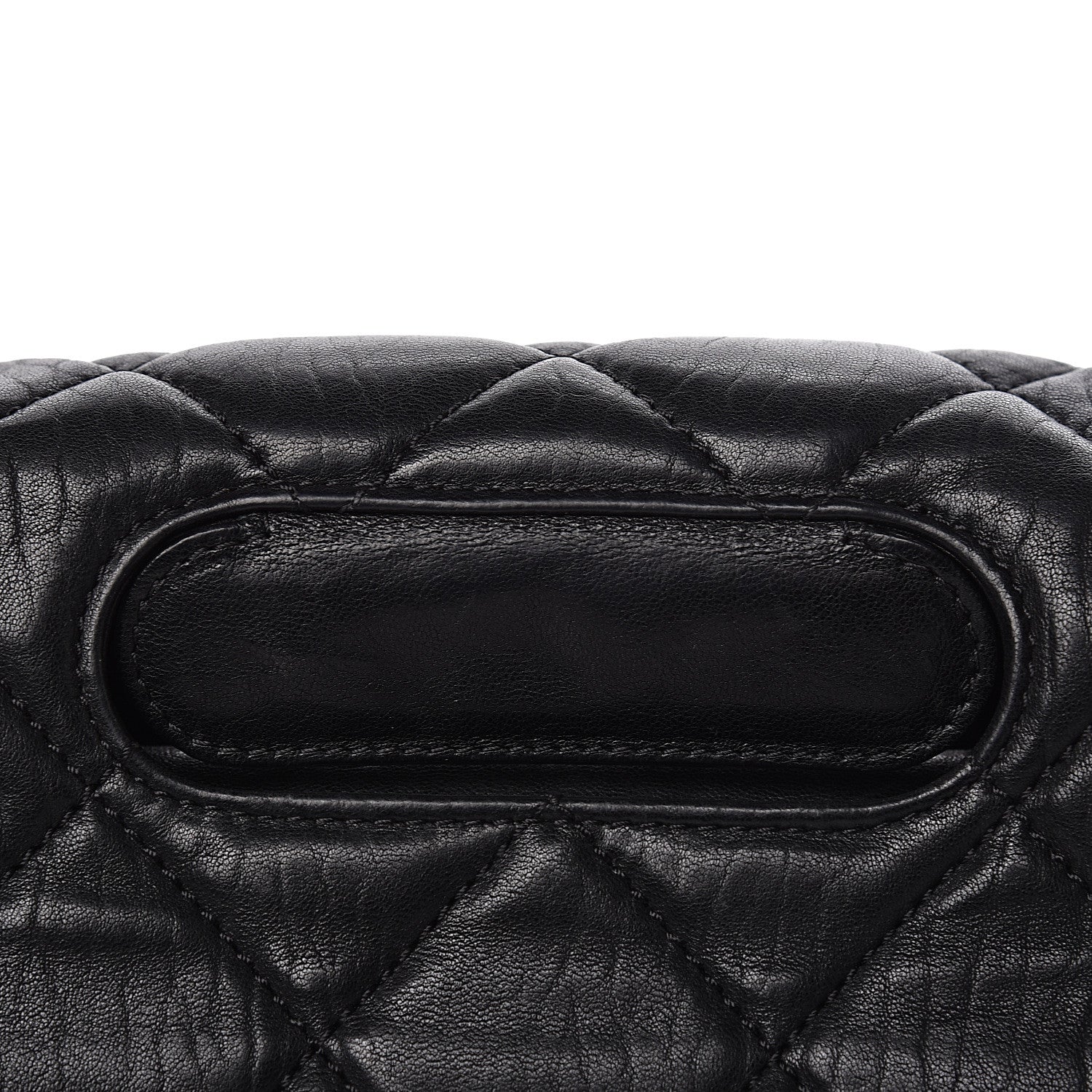 Chanel Washed Lambskin Maxi Take Away Flap Bag Black 9 of 20
