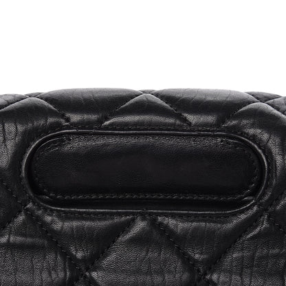 Chanel Washed Lambskin Maxi Take Away Flap Bag Black 9 of 20