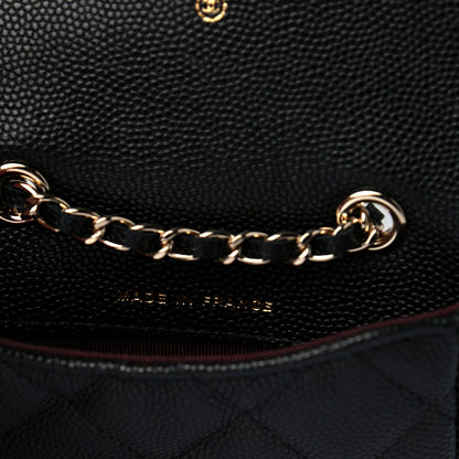 Chanel Caviar Quilted Mini Chain Belt Bag Black 7 of 9