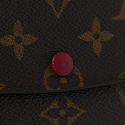 Louis Vuitton Monogram Emilie Wallet Fuchsia 7 of 9