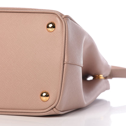 Prada Saffiano Small Galleria Double Zip Tote Cammeo 10 of 10