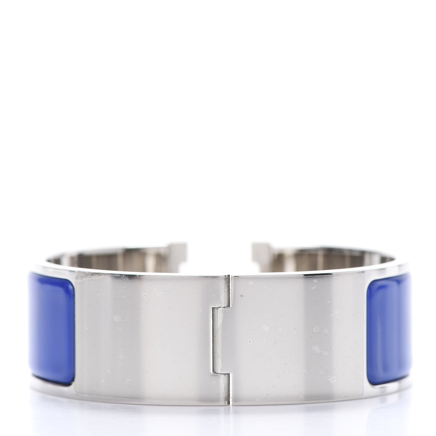 Enamel Wide Clic Clac H Bracelet PM Bleu Electrique