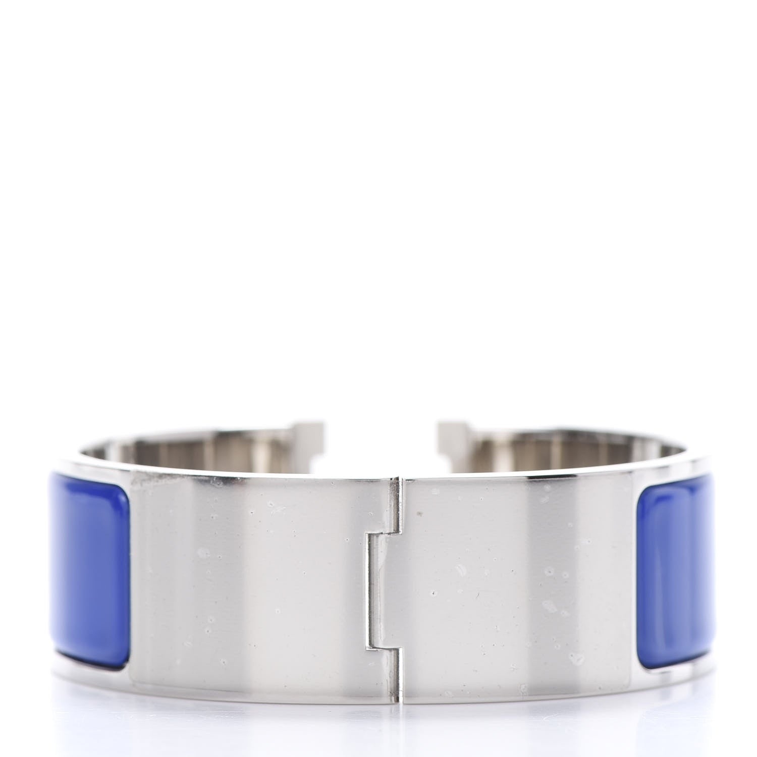 Hermes Enamel Wide Clic Clac H Bracelet PM Bleu Electrique 3 of 5