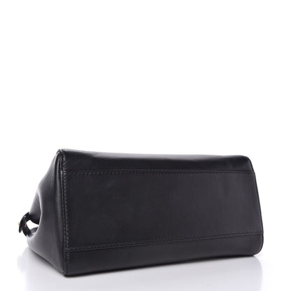 Fendi Nappa Mini Peekaboo Iconic Satchel Black 4 of 9