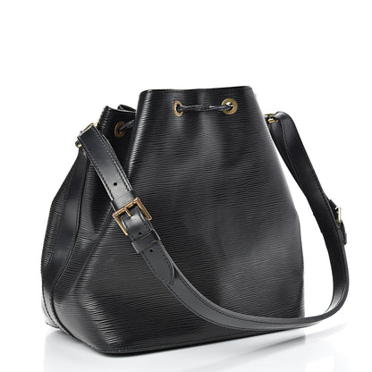Louis Vuitton Epi Petit Noe Black 2 of 16