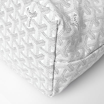Goyard Goyardine Boheme Hobo White 9 of 10