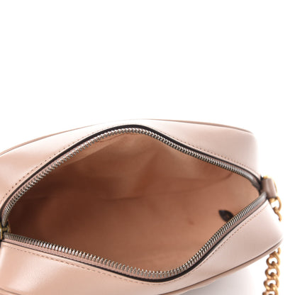 Gucci Calfskin Matelasse Small GG Marmont Chain Shoulder Bag Porcelain Rose 5 of 11