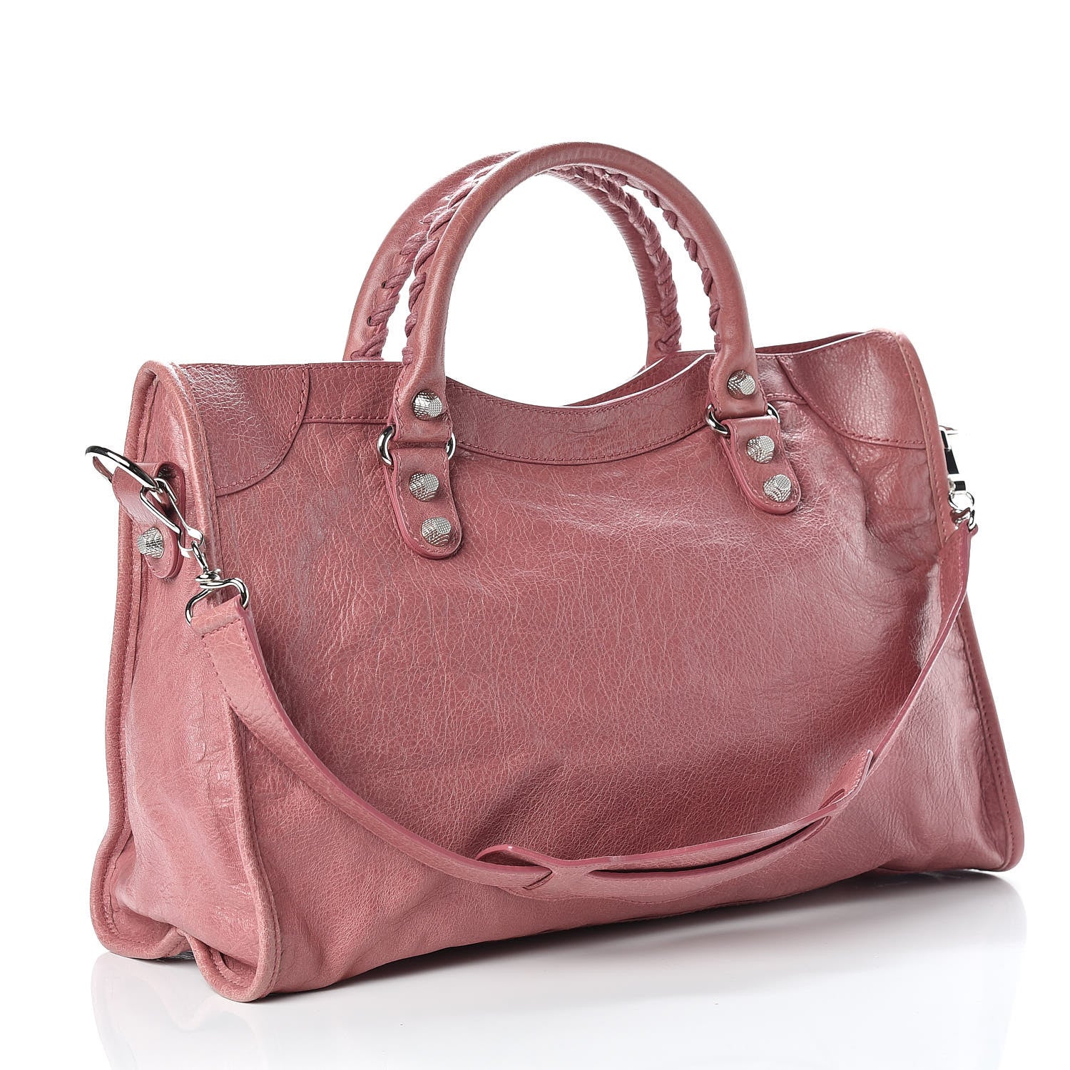 Balenciaga Agneau Giant 12 Silver Hardware City Rose Bruyere 4 of 11