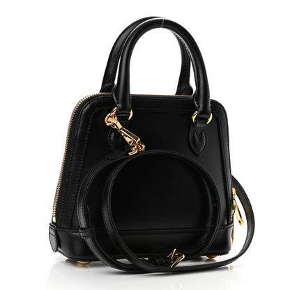 Gucci Boarded Plutone Calfskin Mini Horsebit 1955 Top Handle Bag Black 3 of 9