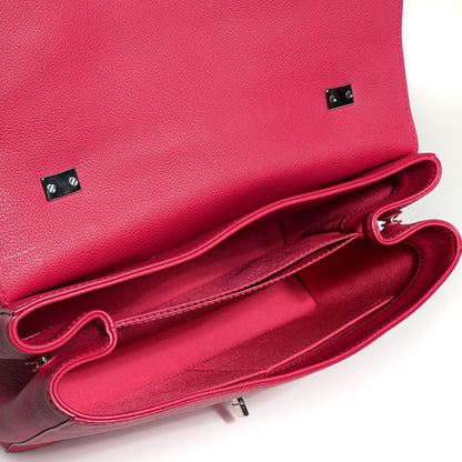 Louis Vuitton Calfskin Lockme II Top Handle Dahlia 5 of 7
