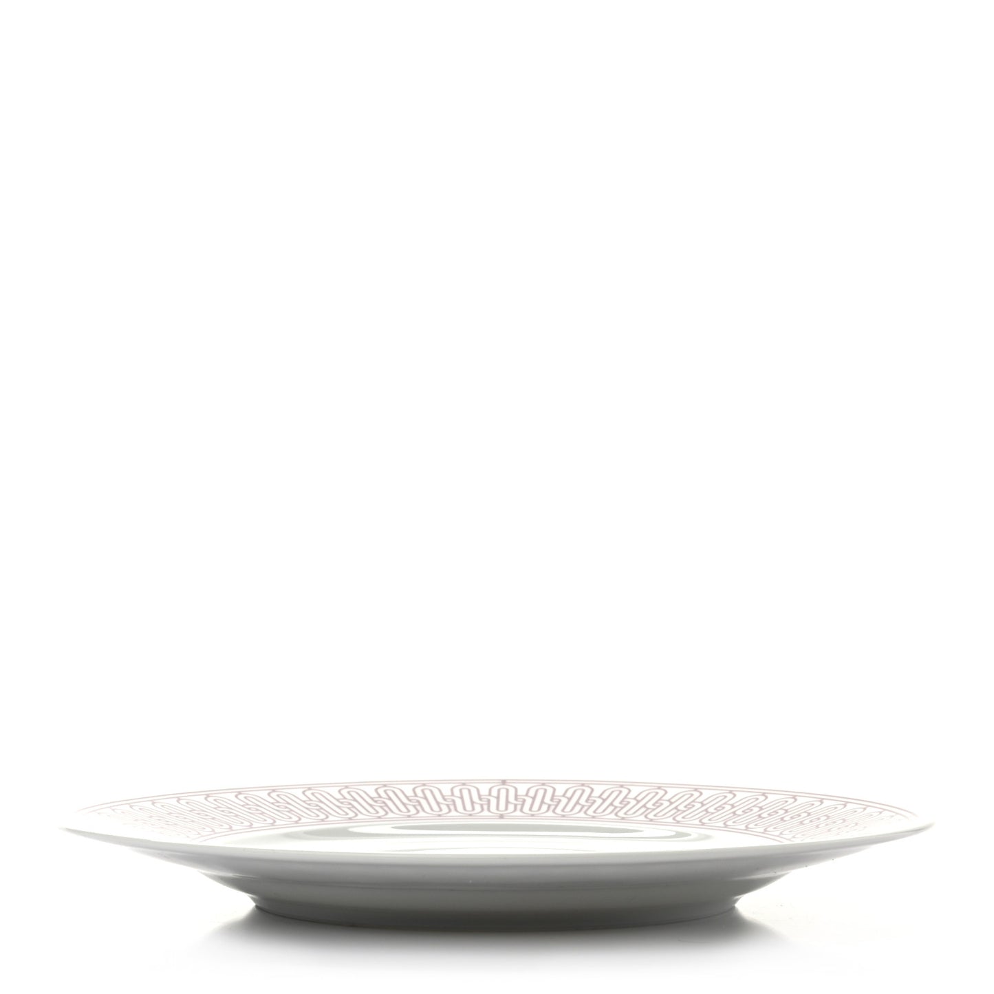 Porcelain H Deco Dessert Plate Rouge