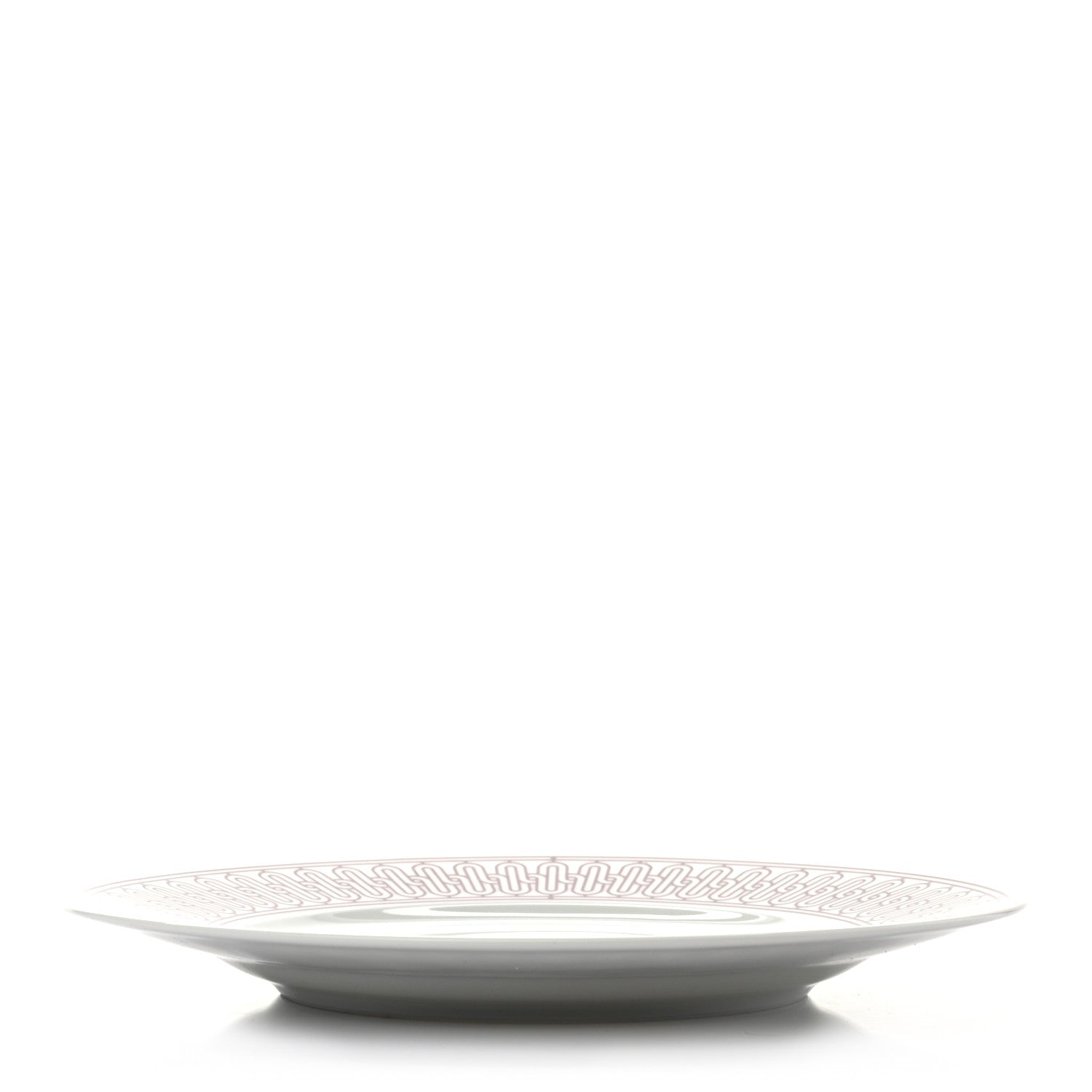 Hermes Porcelain H Deco Dessert Plate Rouge 3 of 7