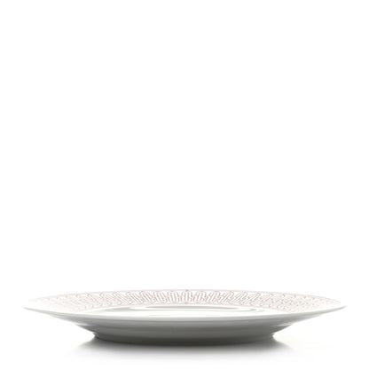Hermes Porcelain H Deco Dessert Plate Rouge 3 of 7