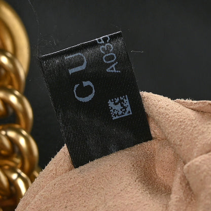 Gucci Calfskin Matelasse Mini GG Marmont Shoulder Bag Black 8 of 8