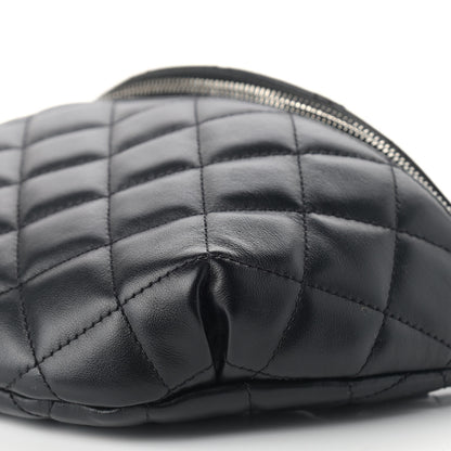 Chanel Lambskin Quilted Waist Belt Bag Black 9 of 9