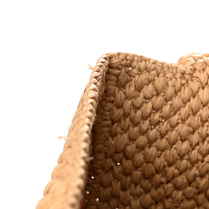 Loewe Raffia Medium Paula's Ibiza Logo Tote Natural Tan 7 of 11