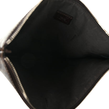 Fendi Zucca Spalmati Ombre Pouch Tobacco Cedro 5 of 9