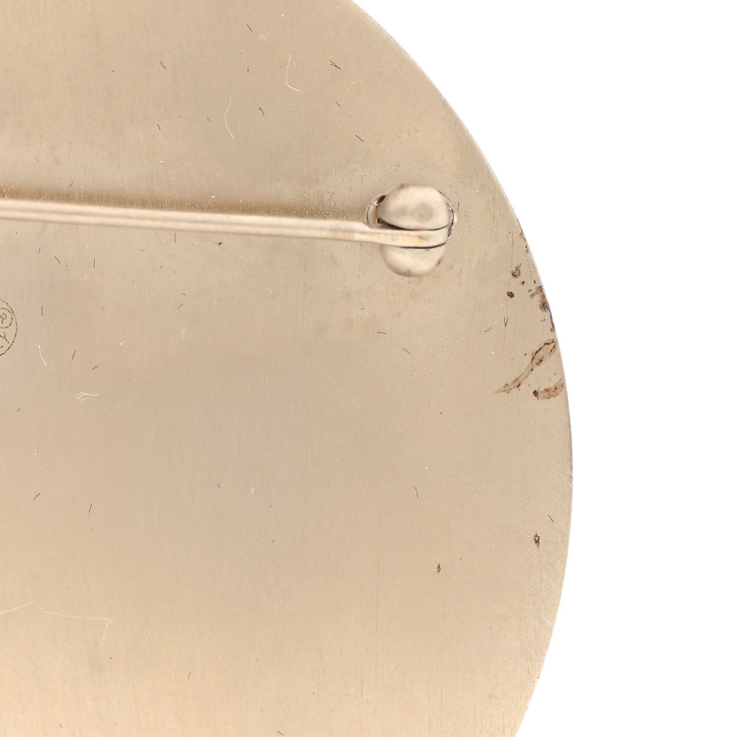 Chanel Metal Clock Brooch Gold Black 4 of 6