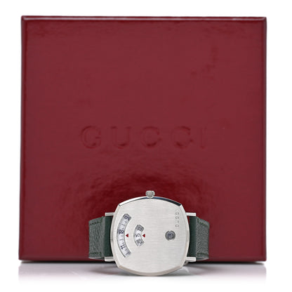 Gucci Stainless Steel Calfskin 35mm Grip Quartz Watch Green 5 of 5