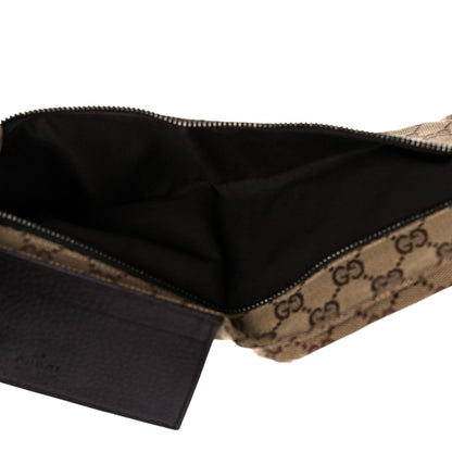 Gucci GG Plus Monogram Double Pocket Belt Bag Dark Brown 5 of 21