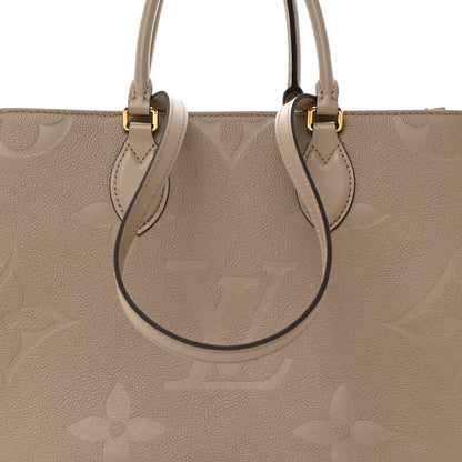 Louis Vuitton Empreinte Monogram Giant Onthego MM Tourterelle 7 of 9