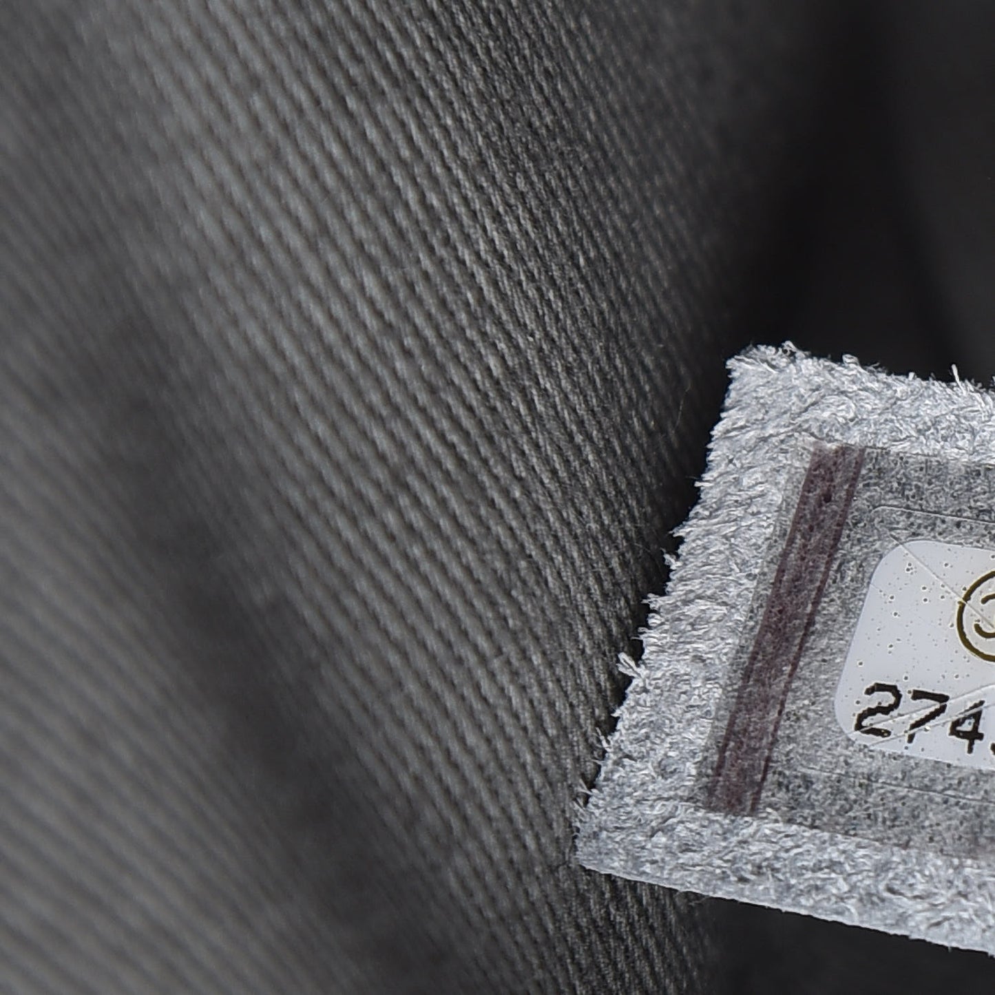 Caviar Quilted Large Business Affinity Flap Grey