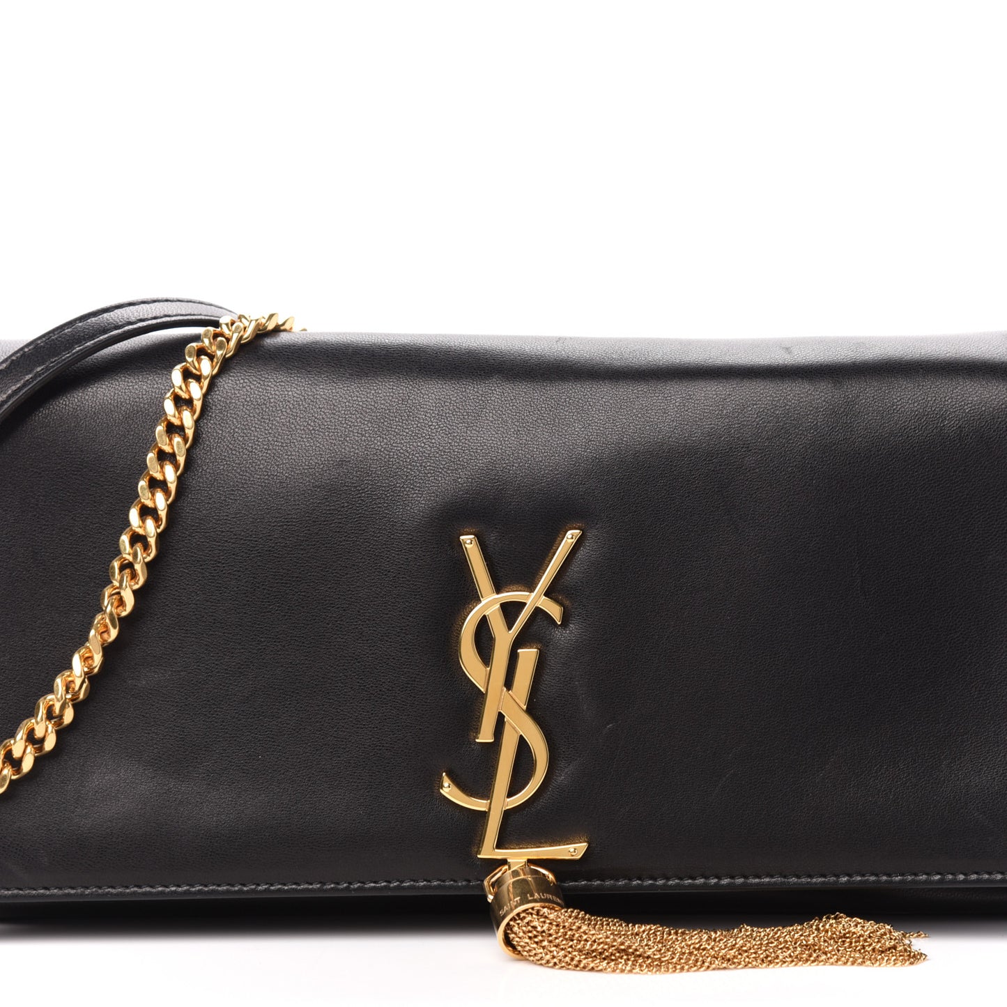 Lambskin Monogram Tassel Kate 99 Black