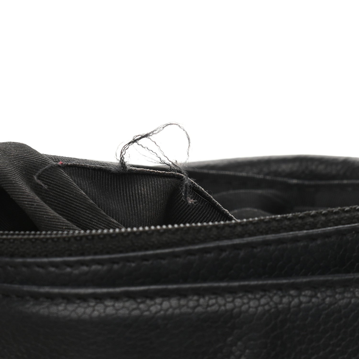 Chanel Caviar Half Moon Wallet On Chain WOC Black 13 of 13