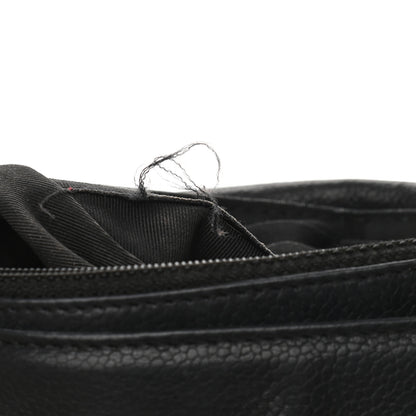 Chanel Caviar Half Moon Wallet On Chain WOC Black 13 of 13